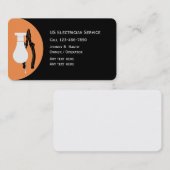 Einzigartige Elektriker-Visitenkarten Visitenkarte (Vorne/Hinten)