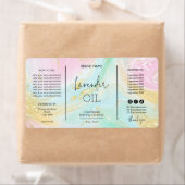 Einzigartige Etiketten für Pastell-Dropper-Flasche (Insitu)