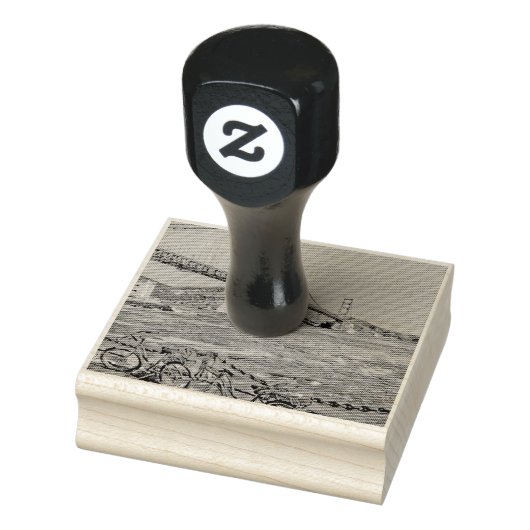 Einzigartige Fahrradgeschenke Gummistempel (Stempel)
