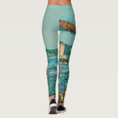 Einzigartige Fahrradgeschenke Leggings (Rückseite)