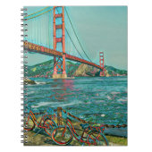 Einzigartige Fahrradgeschenke Notizblock (Vorderseite)