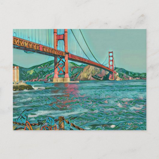 Einzigartige Fahrradgeschenke Postkarte (Vorderseite)