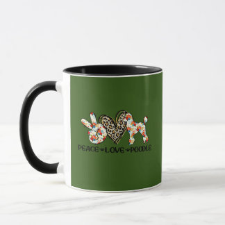 Einzigartige Farbe für Geschenk mit Poodle. Tasse