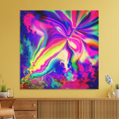 Einzigartige farbenfrohe abstrakte verflüssigte Ma Leinwanddruck (Insitu (Wohnzimmer))