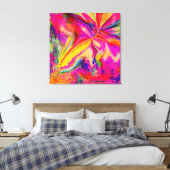 Einzigartige farbenfrohe abstrakte verflüssigte Ma Leinwanddruck (Insitu (Schlafzimmer))