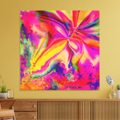 Einzigartige farbenfrohe abstrakte verflüssigte Ma Leinwanddruck (Insitu (Wohnzimmer))