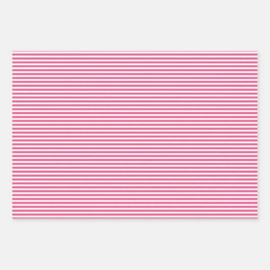 Einzigartige farbenfrohe Herzstreifen Polka Dots M Geschenkpapier Set (Vorderseite 3)