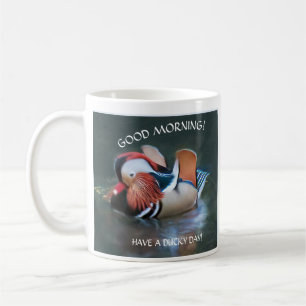 EINZIGARTIGE FARBFARBIGE MANDARIN DUCK KAFFEETASSE