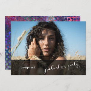 Einzigartige farbige Graduierungspartei - Karte au