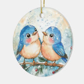 Einzigartige Farbstile, Weihnachten Keramik Ornament (Links)