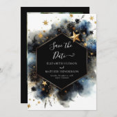 Einzigartige feierliche Hochzeit Save The Date (Vorne/Hinten)