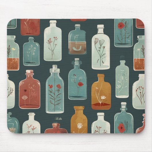 einzigartige Flaschenkunst Mousepad (Vorne)