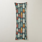 einzigartige Flaschenkunst Seitenschläferkissen (Rückseite (Vertikal))