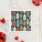 einzigartige Flaschenkunst Serviette (Beispiel)