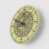 Einzigartige Fliegenfischerei Angelwand Runde Wanduhr (Winkel)