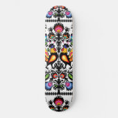Einzigartige Folklore-Komposition Skateboard (Vorderseite)