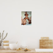 Einzigartige Formen der Kontinuität im Weltraum, 1 Poster (Küche)