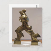 "Einzigartige Formen der Kontinuität im Weltraum", Postkarte (Vorne/Hinten)