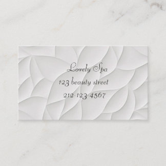 Einzigartige Formen Visitenkarte