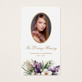 Einzigartige Foto-Beerdigungskarten