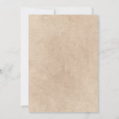 Einzigartige Foto-Zeitung Babydusche Einladung (Rückseite)