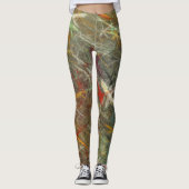 Einzigartige Fraktal Artwork-Leggings Leggings (Vorderseite)