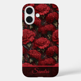 Einzigartige Frauen Geschenk Nelke Maßgeschneidert iPhone 16 Hülle