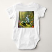 Einzigartige Freundschaft Baby Strampler (Rückseite)