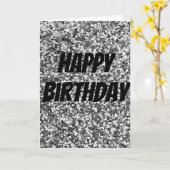 Einzigartige FunkelGeburtstagskarte Karte (Gelbe Blume)