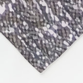 Einzigartige funkelnd silberne Muster-Fleece-Decke Fleecedecke (Ecke)