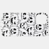 Einzigartige Funny Pumpkins Faces Sketch Halloween iPhone Hülle (Hinten horizontal)