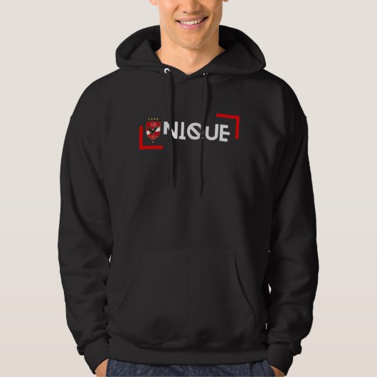einzigartige Fußballmannschaft Hoodie (Vorderseite)