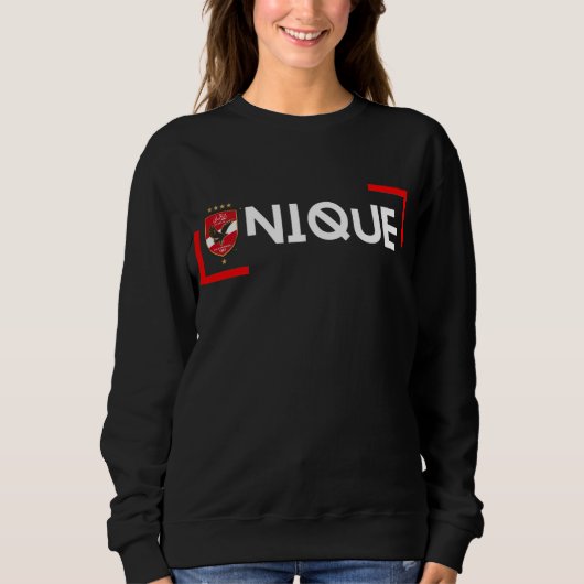 einzigartige Fußballmannschaft Sweatshirt (Vorderseite)