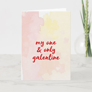 Einzigartige Galentine-Karte Karte