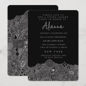 Einzigartige Gartenlandschaft Künstler Geburtstag  Einladung (Vorne/Hinten)