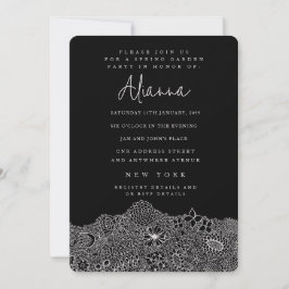 Einzigartige Gartenlandschaft Künstler Geburtstag  Einladung