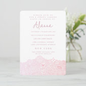 Einzigartige Gartenlandschaft Künstler Geburtstag  Einladung (Stehend Vorderseite)