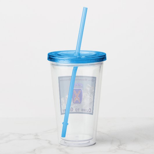 Einzigartige Gebirgsabteilung Acryltrinkbecher (Rückseite)