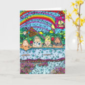 einzigartige Geburtstage Dank Freundschaftsreise K Karte (Gelbe Blume)