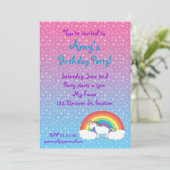 Einzigartige Geburtstagseinladung Einladung (Stehend Vorderseite)