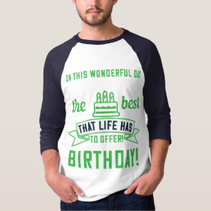 Einzigartige Geburtstagsgeschenkidee! "An diesem w T-Shirt