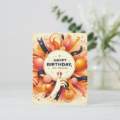 Einzigartige Geburtstagskarte Postkarte (Stehend Vorderseite)