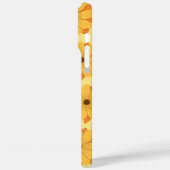 einzigartige gelbe Blüte Case-Mate iPhone Hülle (Rückseite / Links)