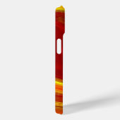 einzigartige gelbe Marmorsonnenstrahlen Laser Lini Case-Mate iPhone Hülle (Rückseite / Rechts)