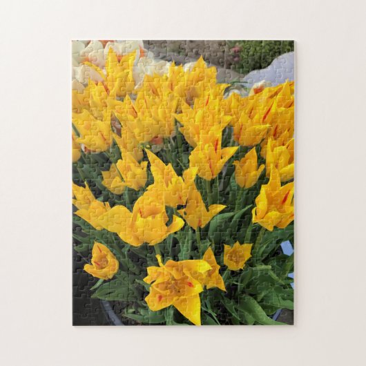 Einzigartige Gelbtulpen Puzzle (Vertikal)