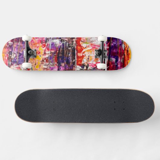 Einzigartige gemalte Kunst Skateboard (Horizontal)