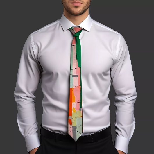 Einzigartige geometrische Krawatte