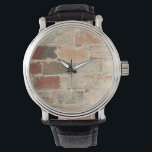 Einzigartige Geschenke aus Naturziegeln Texturmust Armbanduhr<br><div class="desc">Ein rustikales,  einzigartiges Vintages,  altes Ziegeldesign.</div>