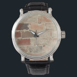 Einzigartige Geschenke aus Naturziegeln Texturmust Armbanduhr<br><div class="desc">Ein rustikales,  einzigartiges Vintages,  altes Ziegeldesign.</div>