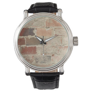 Einzigartige Geschenke aus Naturziegeln Texturmust Armbanduhr
